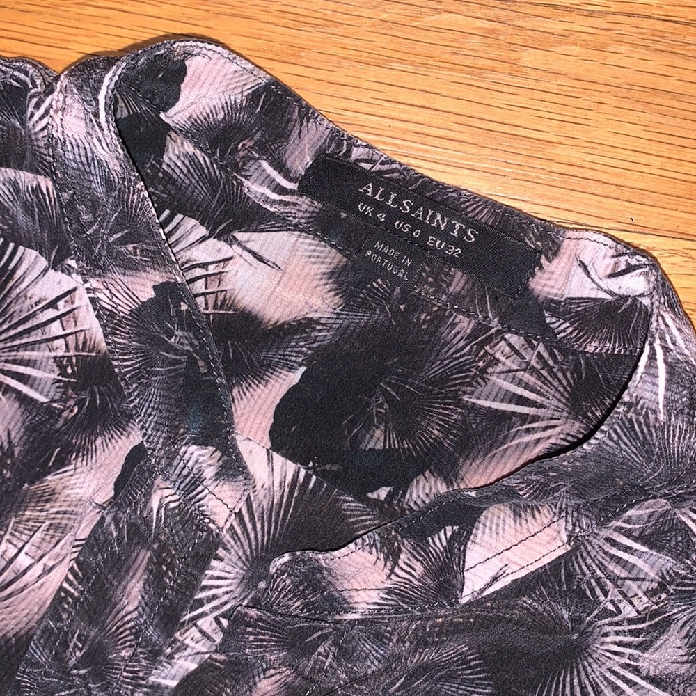 Allsaints Printed Button Front Tunic - image 4